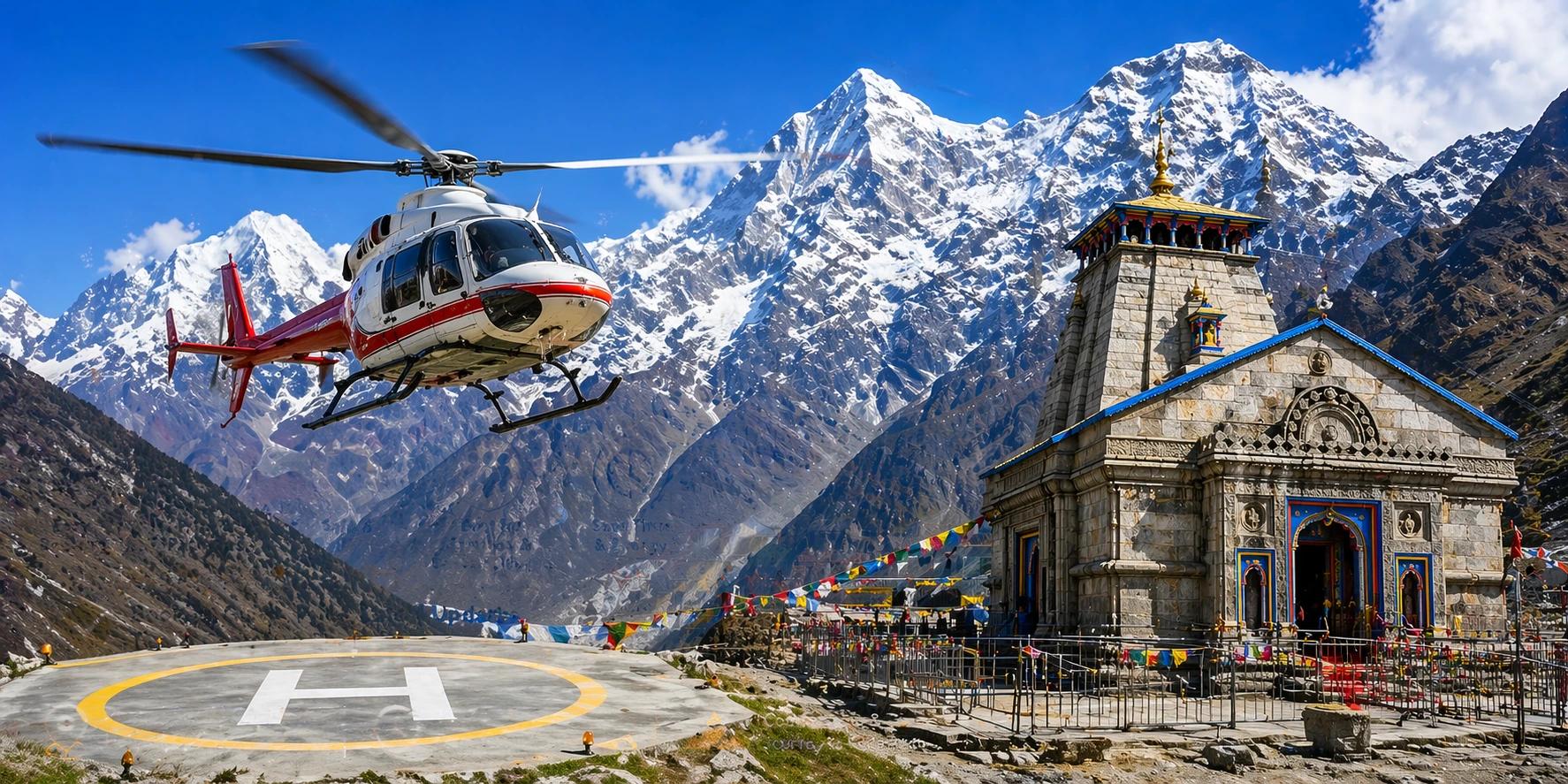 Kedarnath & Badrinath Do Dham Yatra by Helicopter